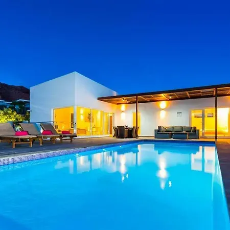 Willa Playa Blanca Sleeps 6 Pool Air Con Wifi Playa Blanca (Lanzarote)